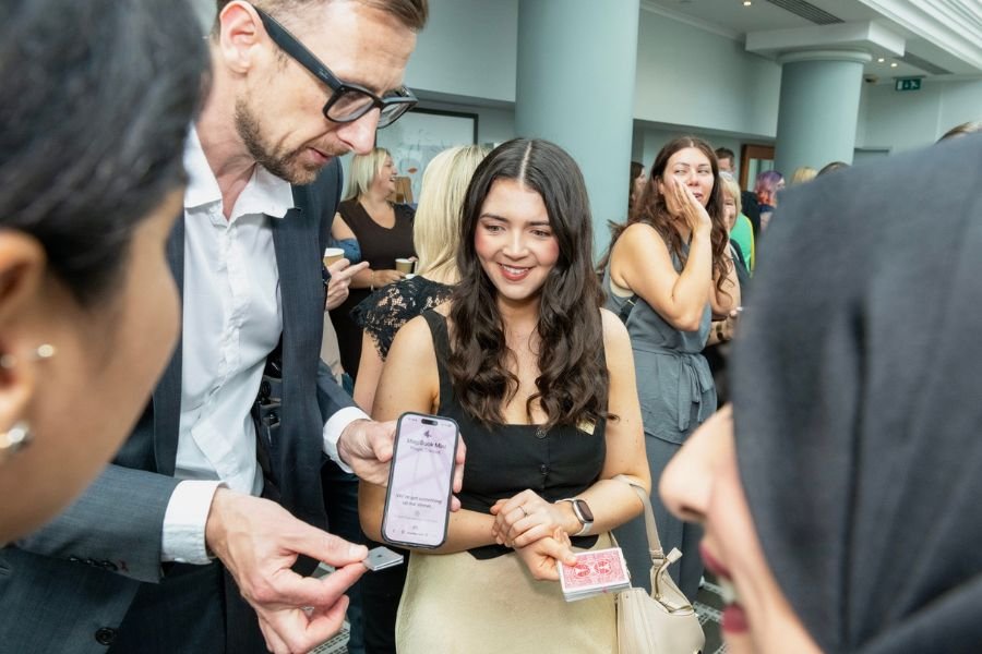 Tech magic at a product launch